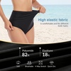 image:imageAmerican Trends High Waisted Bikini Bottoms Ruched Tummy Control Swim Bottom Bathing Suits for WomenSolid Black