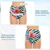 image:imageAmerican Trends High Waisted Bikini Bottoms Ruched Tummy Control Swim Bottom Bathing Suits for WomenStriped Floral