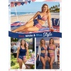 image:imageAmerican Trends High Waisted Bikini Bottoms Ruched Tummy Control Swim Bottom Bathing Suits for WomenUsa