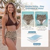 image:imageAmerican Trends High Waisted Bikini Bottoms Ruched Tummy Control Swim Bottom Bathing Suits for WomenYellow Leopard