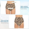 image:imageAmerican Trends High Waisted Bikini Bottoms Ruched Tummy Control Swim Bottom Bathing Suits for WomenYellow Leopard