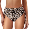 image:imageAmerican Trends High Waisted Bikini Bottoms for Women Tummy Control Swimsuits Bottoms Full Coverage Bathing Suit BottomLeopard Print