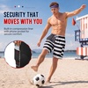image:imageAmerican Trends Mens Swim Trunks with Compression Liner Board Shorts for Men Quick Dry Swimsuits Bathing Suit Swimwear9 Black White American Flag