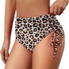 image:imageAmerican Trends High Waisted Bikini Bottoms for Women Tummy Control Swimsuits Bottoms Full Coverage Bathing Suit BottomLeopard Print
