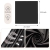 image:imageAmerican Trends 235 Womens Satin Scarf Lightweight Silk Feeling Neck Scarf Square Neckerchief for Daily Wear amp CostumesBlack