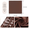 image:imageAmerican Trends 235 Womens Satin Scarf Lightweight Silk Feeling Neck Scarf Square Neckerchief for Daily Wear amp CostumesBrown