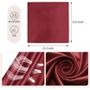image:imageAmerican Trends 235 Womens Satin Scarf Lightweight Silk Feeling Neck Scarf Square Neckerchief for Daily Wear amp CostumesBurgundy