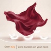 image:imageAmerican Trends 235 Womens Satin Scarf Lightweight Silk Feeling Neck Scarf Square Neckerchief for Daily Wear amp CostumesBurgundy
