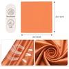 image:imageAmerican Trends 235 Womens Satin Scarf Lightweight Silk Feeling Neck Scarf Square Neckerchief for Daily Wear amp CostumesOrange