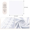 image:imageAmerican Trends 235 Womens Satin Scarf Lightweight Silk Feeling Neck Scarf Square Neckerchief for Daily Wear amp CostumesWhite