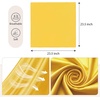 image:imageAmerican Trends 235 Womens Satin Scarf Lightweight Silk Feeling Neck Scarf Square Neckerchief for Daily Wear amp CostumesYellow