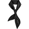 image:imageAmerican Trends 235 Womens Satin Scarf Lightweight Silk Feeling Neck Scarf Square Neckerchief for Daily Wear amp CostumesBlack
