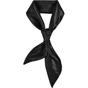 image:imageAmerican Trends 235 Womens Satin Scarf Lightweight Silk Feeling Neck Scarf Square Neckerchief for Daily Wear amp CostumesBlack