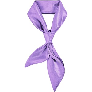 image:imageAmerican Trends 235 Womens Satin Scarf Lightweight Silk Feeling Neck Scarf Square Neckerchief for Daily Wear amp CostumesPurple