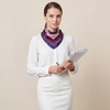 image:imageAmerican Trends Sailor Scarf Flight Attendant Neck ScarfRed White And Blue Bandana For WomenYacht Rock Party AccessoriesBlue red and White Stripes