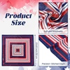 image:imageAmerican Trends Sailor Scarf Flight Attendant Neck ScarfRed White And Blue Bandana For WomenYacht Rock Party AccessoriesBlue red and White Stripes