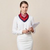 image:imageAmerican Trends Sailor Scarf Flight Attendant Neck ScarfRed White And Blue Bandana For WomenYacht Rock Party AccessoriesRed and White Stripes