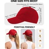 image:imageAmerican Trends Womens Baseball Caps Cute Heart Dad Hat Adjustable Cotton Unisex Cap for Workout Golf amp Everyday WearRed With Black Heart