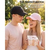 image:imageAmerican Trends Womens Baseball Caps Cute Heart Dad Hat Adjustable Cotton Unisex Cap for Workout Golf amp Everyday WearRed With Black Heart