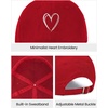 image:imageAmerican Trends Womens Baseball Caps Cute Heart Dad Hat Adjustable Cotton Unisex Cap for Workout Golf amp Everyday WearRed With Black Heart
