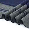 image:imageAmerican Trends Mens Winter Scarf Soft Warm Scarves Winter Gifts for MenBlue  Grey Stripe