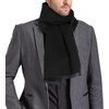 image:imageAmerican Trends Mens Winter Scarf Soft Warm Scarves Winter Gifts for MenSolid Black