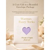image:imageFuzzy Socks in Envelope Gift Package UltraSoft Plush Cozy Gift for Women  A thoughtful gift for women With ultrasoft fuzzy socks Envelope Gift Package Ready to GiftPurple
