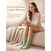 image:imageFuzzy Socks in Envelope Gift Package UltraSoft Plush Cozy Gift for Women  A thoughtful gift for women With ultrasoft fuzzy socks Envelope Gift Package Ready to GiftGreen