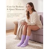 image:imageFuzzy Socks in Envelope Gift Package UltraSoft Plush Cozy Gift for Women  A thoughtful gift for women With ultrasoft fuzzy socks Envelope Gift Package Ready to GiftPurple