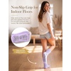 image:imageNonSlip Fuzzy Socks for Women in Gift Box with Card Ready to Gifts  A thoughtful gift for women with ultrasoft fuzzy socks nonslip soles and a gift box with card includedPurple