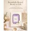 image:imageNonSlip Fuzzy Socks for Women in Gift Box with Card Ready to Gifts  A thoughtful gift for women with ultrasoft fuzzy socks nonslip soles and a gift box with card includedPurple