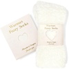 image:imageFuzzy Socks in Envelope Gift Package UltraSoft Plush Cozy Gift for Women  A thoughtful gift for women With ultrasoft fuzzy socks Envelope Gift Package Ready to GiftWhite