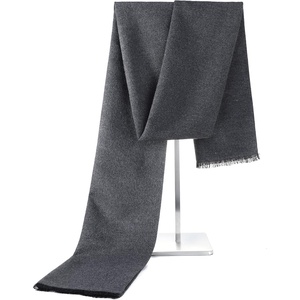 image:imageAmerican Trends Mens Winter Scarf Soft Warm Scarves Winter Gifts for MenSolid Dark Grey