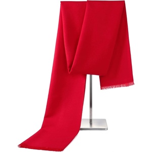 image:imageAmerican Trends Mens Winter Scarf Soft Warm Scarves Winter Gifts for MenSolid Red