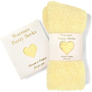 image:imageFuzzy Socks in Envelope Gift Package UltraSoft Plush Cozy Gift for Women  A thoughtful gift for women With ultrasoft fuzzy socks Envelope Gift Package Ready to GiftYellow