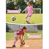 image:imageAmerican Trends Girls Kids Soccer Socks Softball Baseball Football Youth Boys Long Tube Knee High Athletic Socks1 Pack Pink White