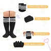 image:imageAmerican Trends Girls Kids Soccer Socks Softball Baseball Football Youth Boys Long Tube Knee High Athletic Socks2 Pack Black Green White