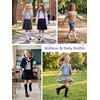 image:imageAmerican Trends Girls Kids Soccer Socks Softball Baseball Football Youth Boys Long Tube Knee High Athletic Socks2 Pack Black Navy