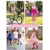 image:imageAmerican Trends Girls Kids Soccer Socks Softball Baseball Football Youth Boys Long Tube Knee High Athletic Socks2 Pack Neno Green Pink