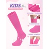 image:imageAmerican Trends Girls Kids Soccer Socks Softball Baseball Football Youth Boys Long Tube Knee High Athletic Socks2 Pack Pure Rose Pink