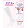 image:imageAmerican Trends Girls Kids Soccer Socks Softball Baseball Football Youth Boys Long Tube Knee High Athletic Socks2 Pack Pure White