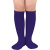 image:imageAmerican Trends Girls Kids Soccer Socks Softball Baseball Football Youth Boys Long Tube Knee High Athletic Socks2 Pack Purple Orange