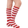 image:imageAmerican Trends Girls Kids Soccer Socks Softball Baseball Football Youth Boys Long Tube Knee High Athletic Socks2 Pack Red Blue White