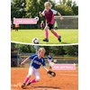 image:imageAmerican Trends Girls Kids Soccer Socks Softball Baseball Football Youth Boys Long Tube Knee High Athletic SocksGreen  Rose