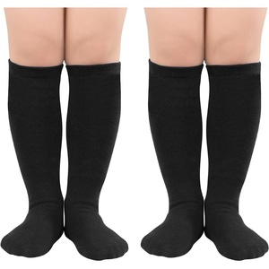 image:imageAmerican Trends Girls Kids Soccer Socks Softball Baseball Football Youth Boys Long Tube Knee High Athletic SocksBlack2