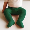 image:imageAmerican Trends Baby Tights for Girls Cable Knit Cotton Leggings Newborn Pantyhose Soft Seamless Iinfant Stockings1 Pair  Green