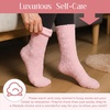 image:imageCoral Fleece Fuzzy Socks UltraSoft Warm Sleep Socks Unisex Cozy Gift  Cloudsoft coral fleece wraps feet in gentle warmth for sleeping lounging spa days and comforting selfcare giftsPink