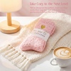image:imageCoral Fleece Fuzzy Socks UltraSoft Warm Sleep Socks Unisex Cozy Gift  Cloudsoft coral fleece wraps feet in gentle warmth for sleeping lounging spa days and comforting selfcare giftsPink