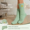 image:imageCoral Fleece Fuzzy Socks UltraSoft Warm Sleep Socks Unisex Cozy Gift  Cloudsoft coral fleece wraps feet in gentle warmth for sleeping lounging spa days and comforting selfcare giftsGreen
