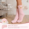 image:imageCoral Fleece Fuzzy Socks UltraSoft Warm Sleep Socks Unisex Cozy Gift  Cloudsoft coral fleece wraps feet in gentle warmth for sleeping lounging spa days and comforting selfcare giftsPink